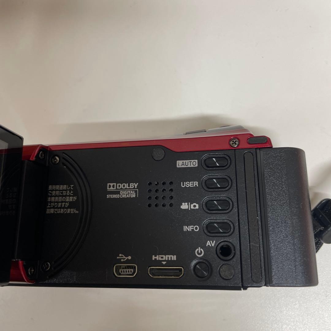 JVlC GZ-HM33-R レッド 充電コード付　動作確認済み　8＊82