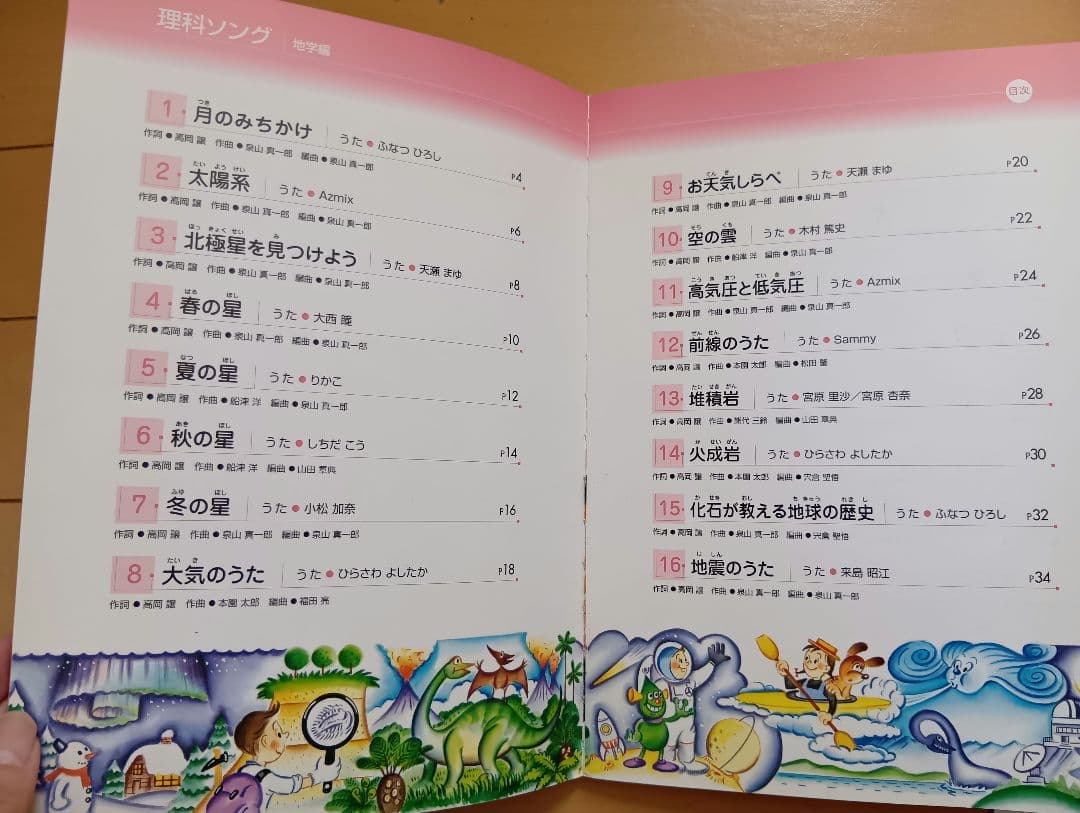 七田式 理科ソング・社会科ソング 4冊セット