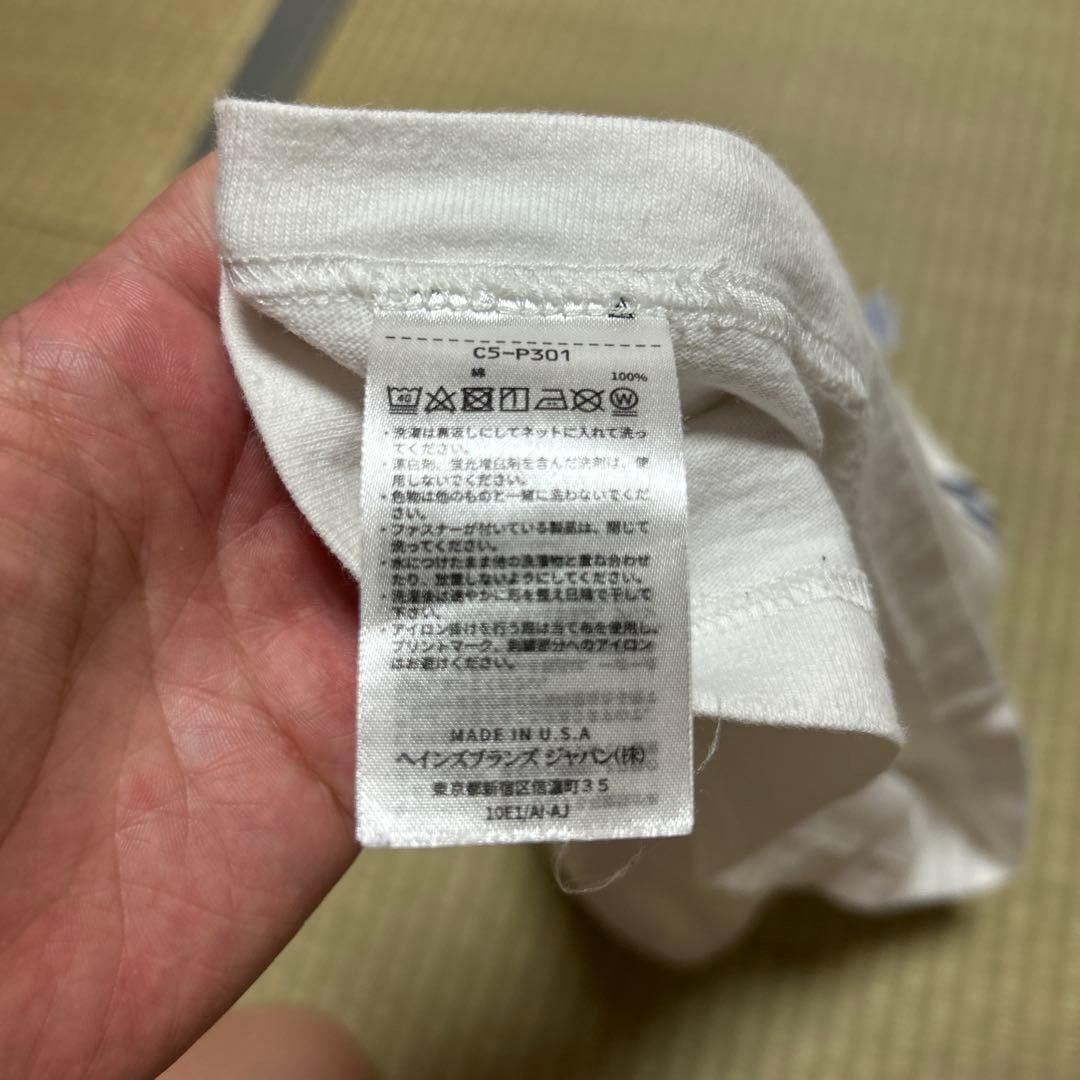 美品‼︎ USA製 チャンピオンt1011 YALE ホワイト sizeM