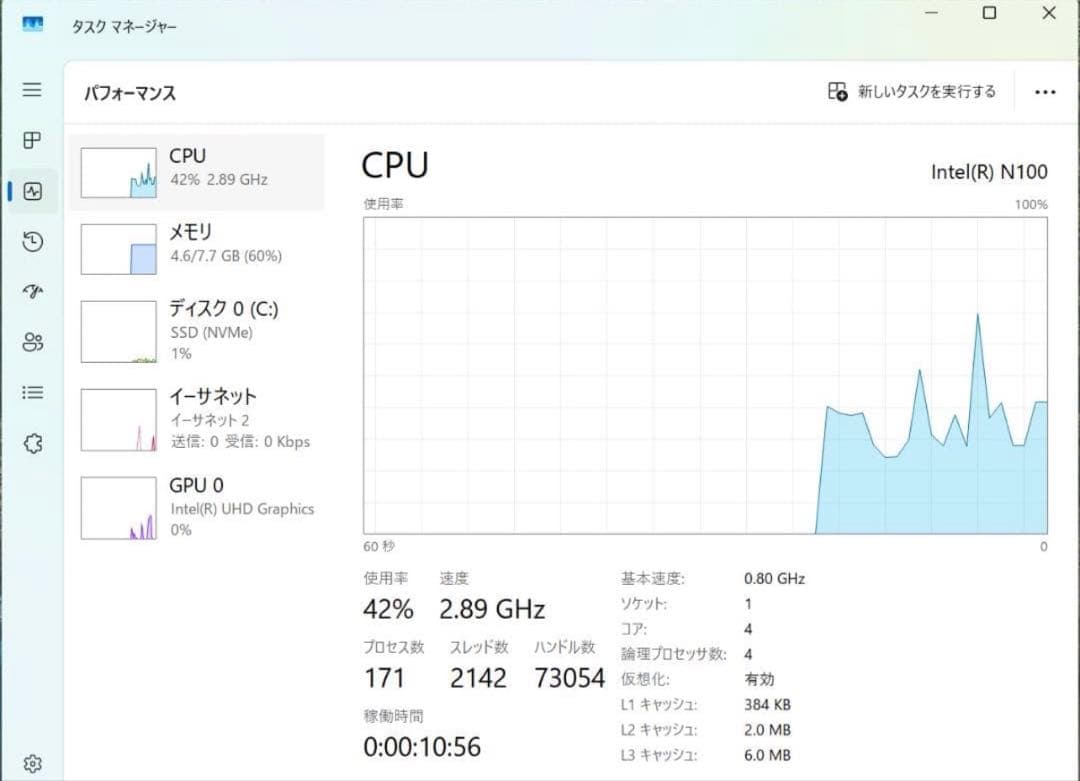 GMKtec ミニPC 8GB-256GB ELECOMマウスキーボード　付き