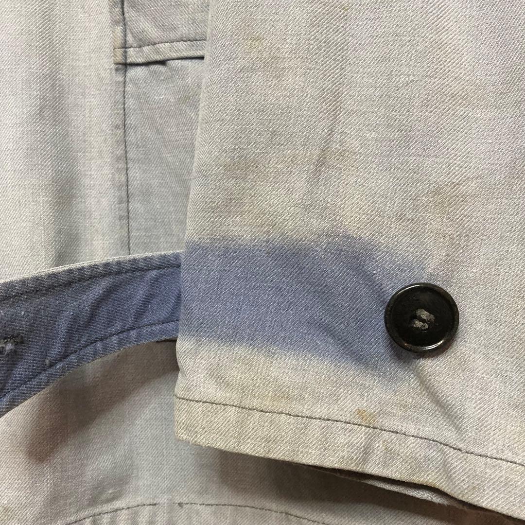 〜70s ヴィンテージ フレンチ カバーオール ワーク フェード ユーロ 古着