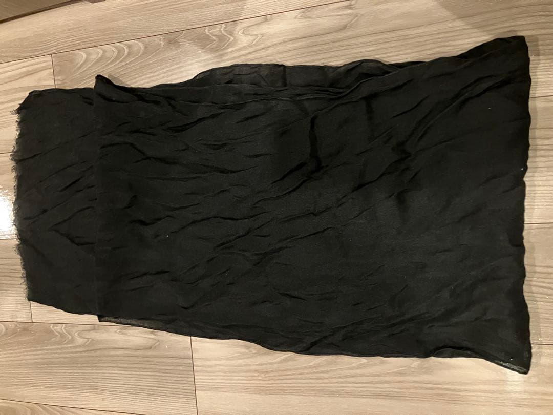 Dior homme エディ期　黒　ストール　ロング