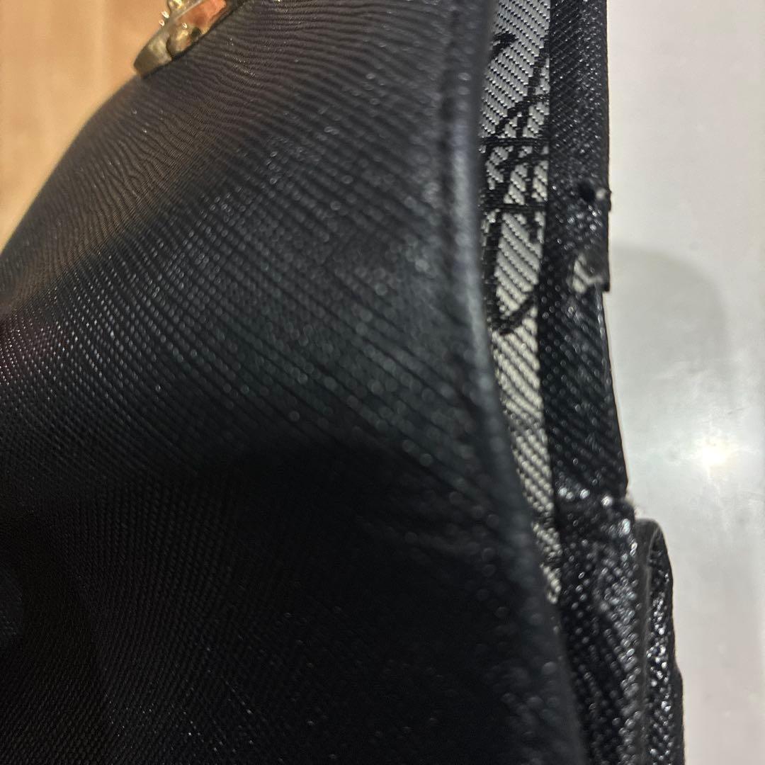 Vivienne Westwood 財布　二つ折り　がま口　ブラック