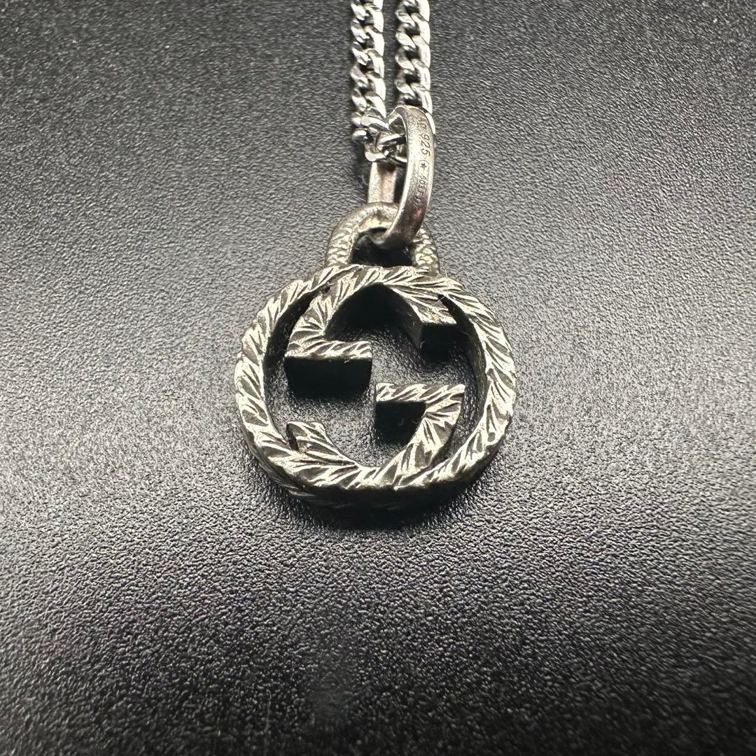 極美品✨GUCCI　グッチ　ネックレス　アラベスク　インターロッキング　1637
