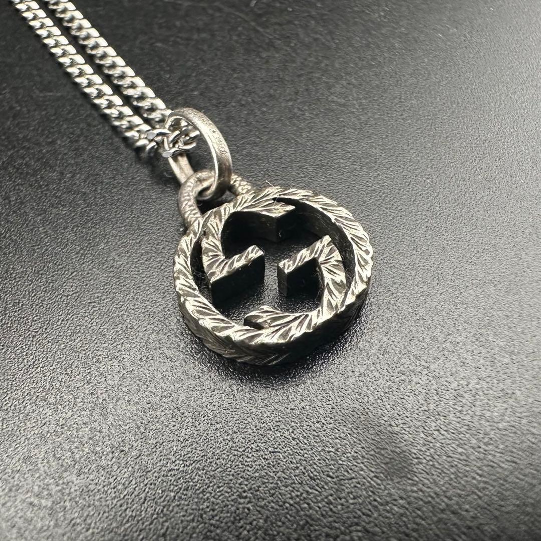 極美品✨GUCCI　グッチ　ネックレス　アラベスク　インターロッキング　1637