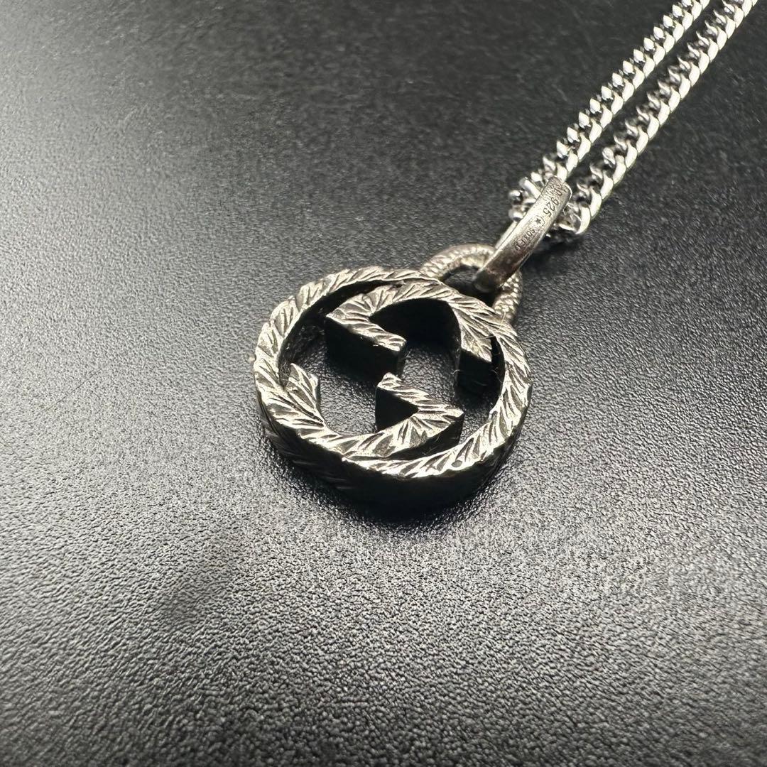 極美品✨GUCCI　グッチ　ネックレス　アラベスク　インターロッキング　1637