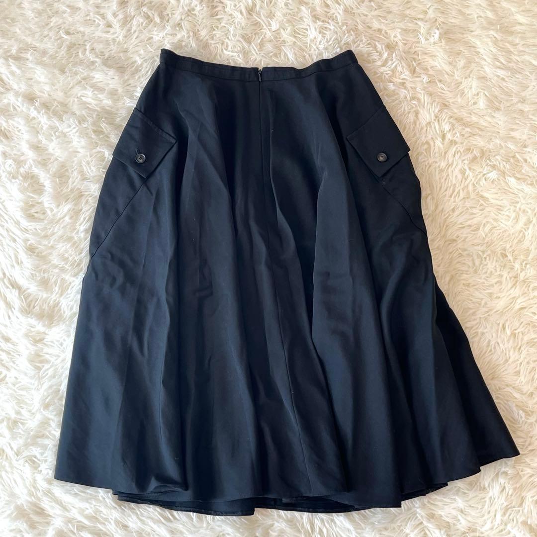 美品✨フォクシー フレアスカート レディサーキュラー 膝丈 2019年 ブラック