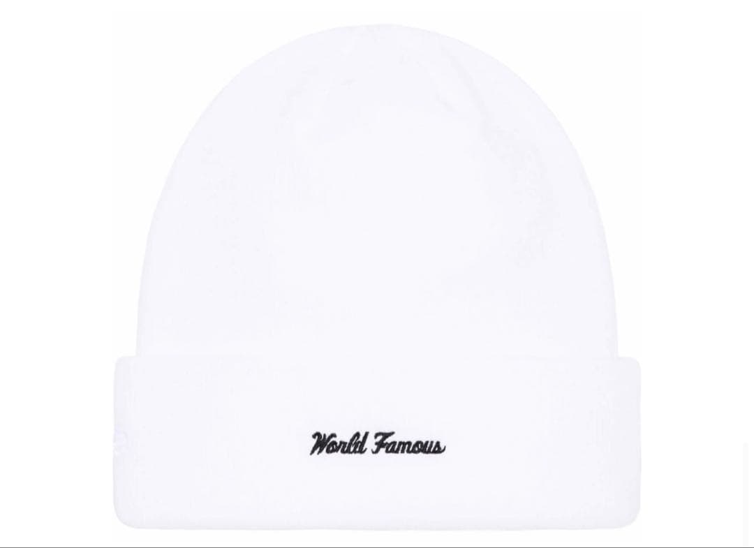 New Era® Box Logo Beanie White 白