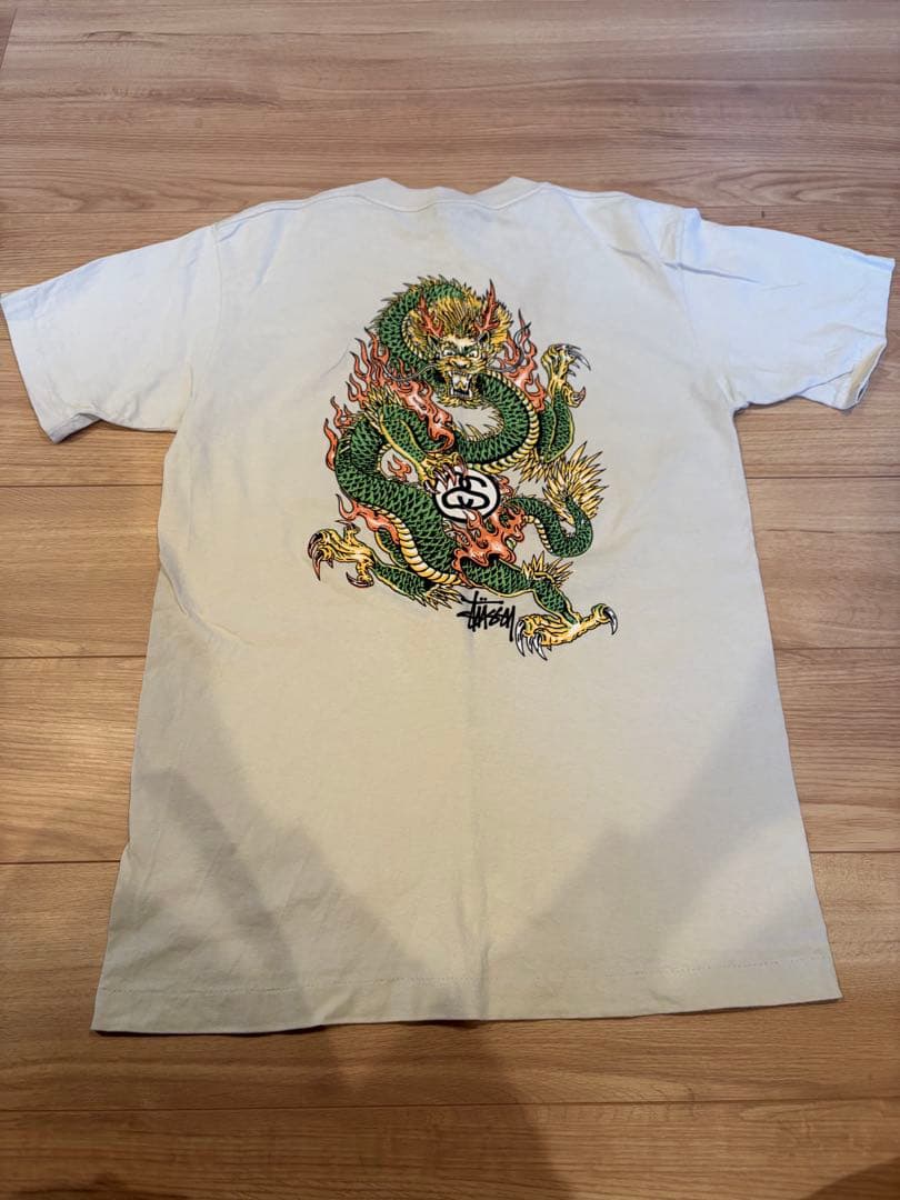 激レア　90s USA製　stussy 龍　tシャツ