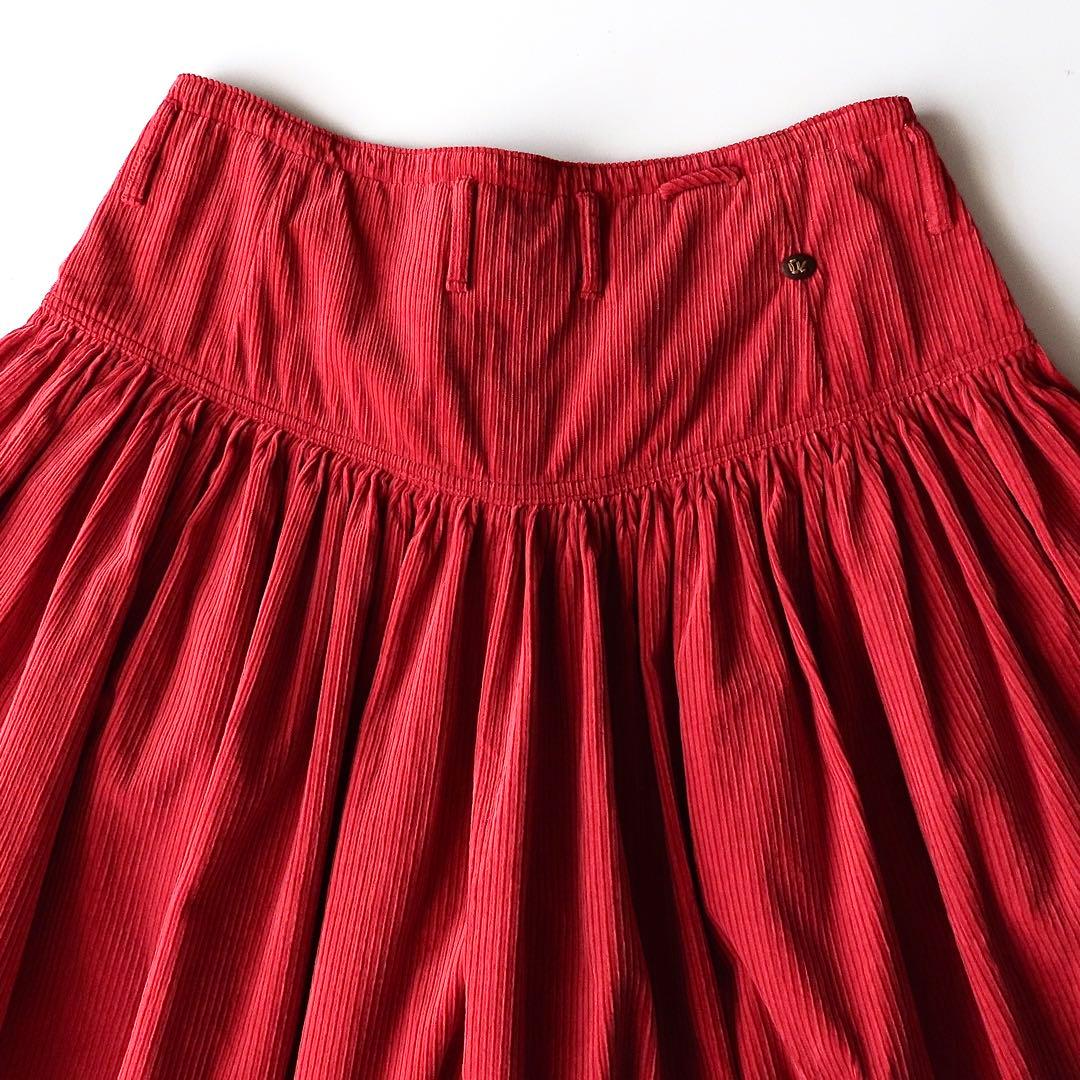 美品 45R くてくてコーデュロイのギャザーキュロット 0 45rpm