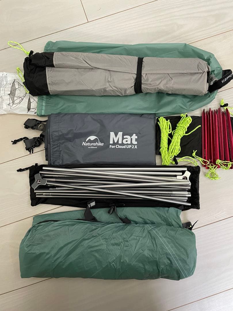 Naturehike Cloud UP 2X テント 軽量 ソロ向き