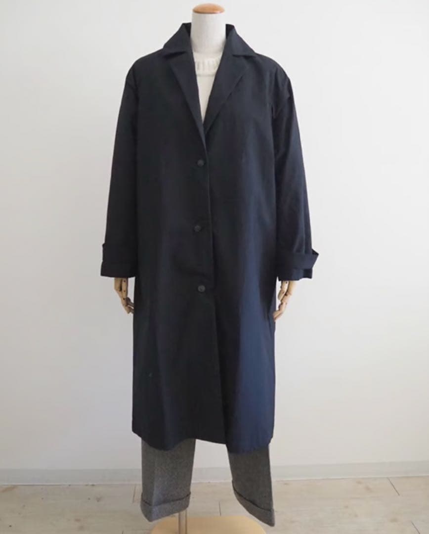 evam eva コットンテーラーコート