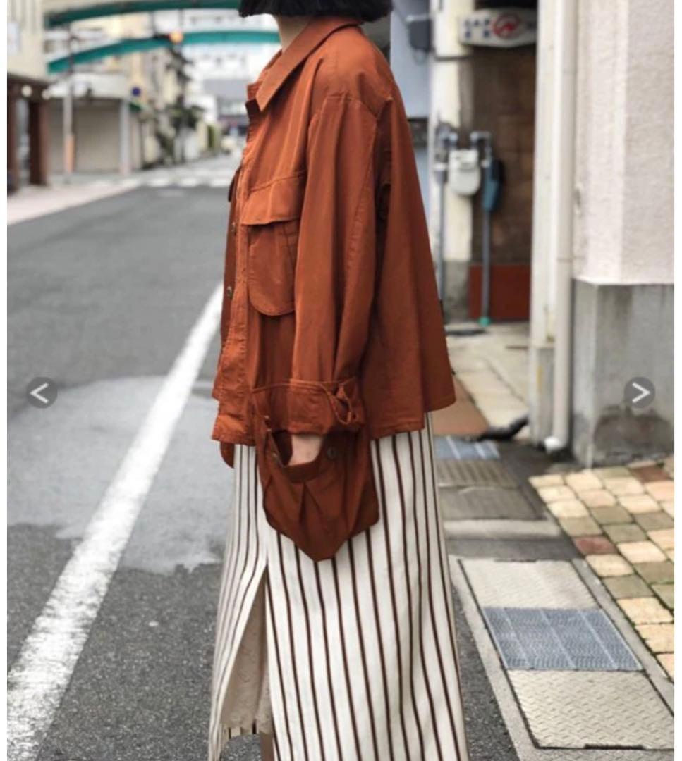 【PHEENY】レーヨンコットンツイルショートファティーグジャケット