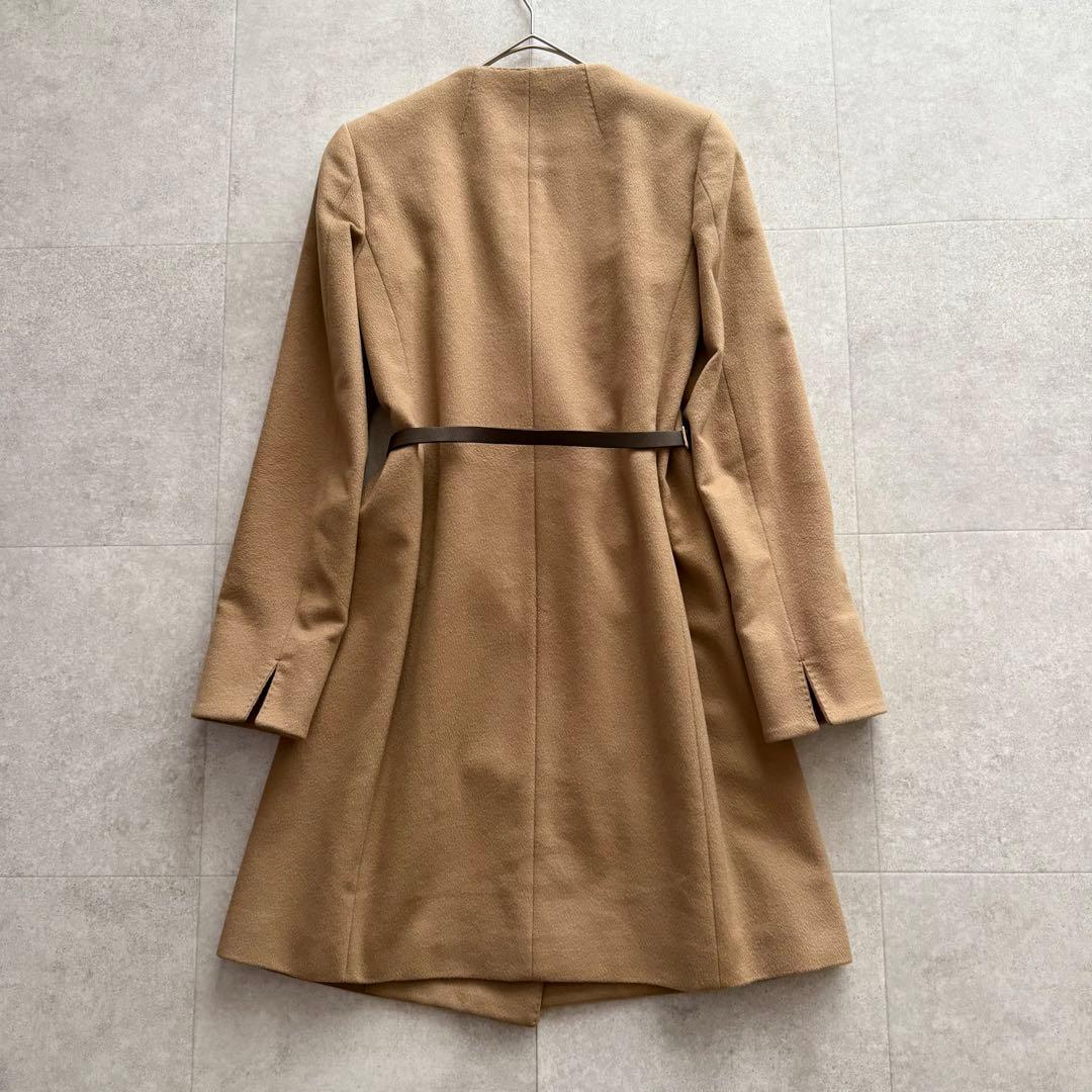 トゥモローランド　カシミヤ100%コート　ロロピアーナ生地　キャメル　38