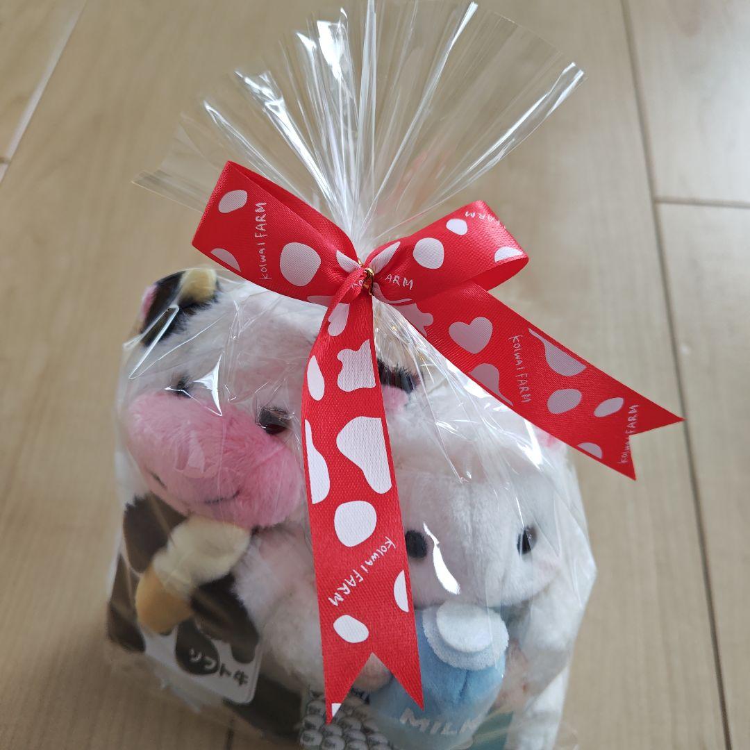 小岩井農場　ソフト牛　ミルキー羊　ぬいぐるみ　セット
