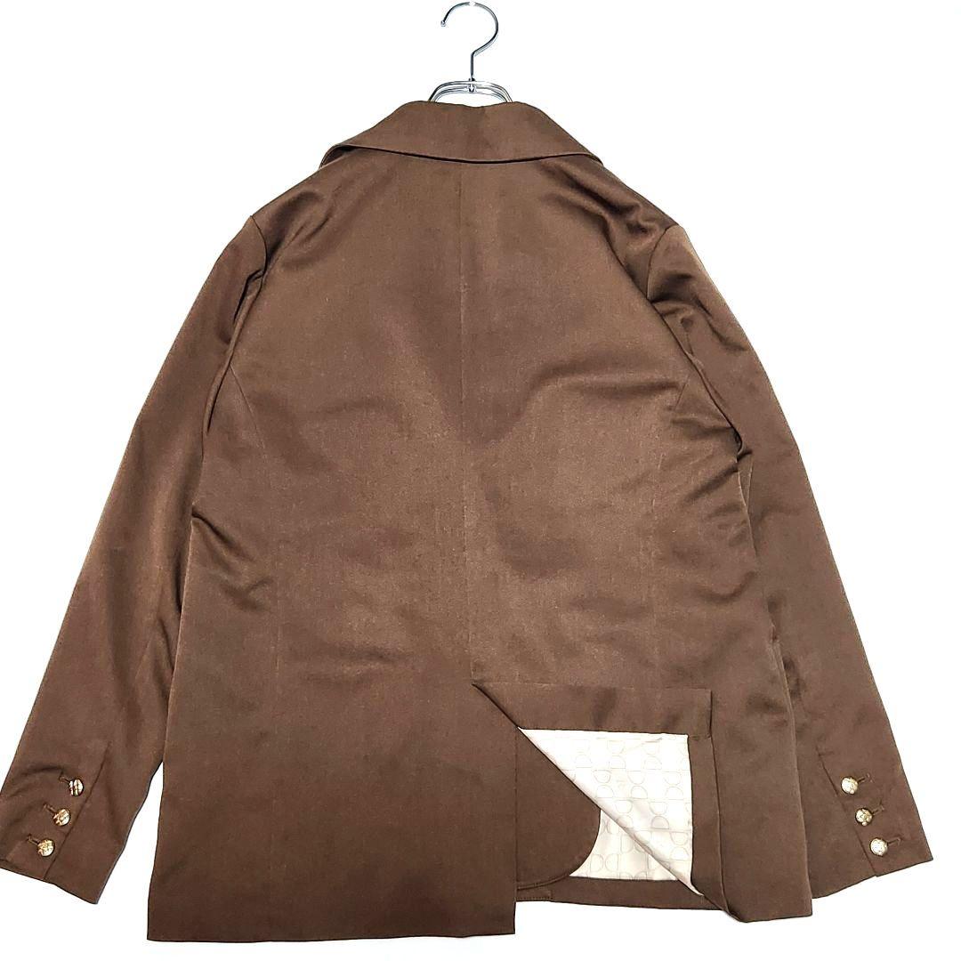 【美品】ダーリッチ ビッグシルエットカラージャケット セットアップ ブラウン