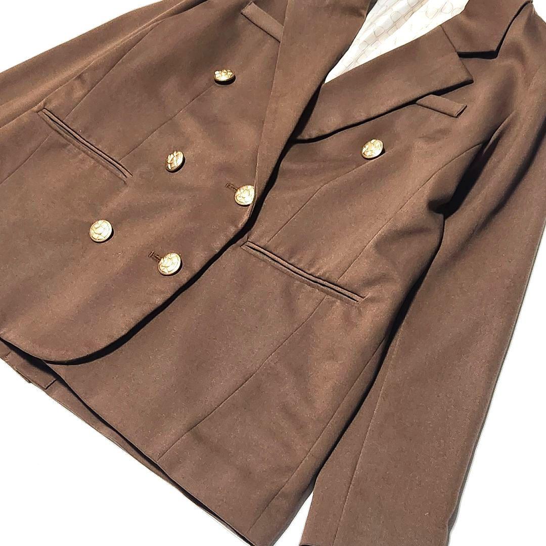 【美品】ダーリッチ ビッグシルエットカラージャケット セットアップ ブラウン