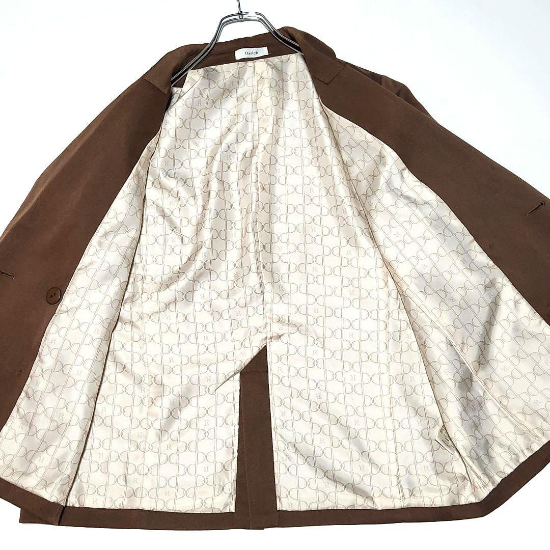 【美品】ダーリッチ ビッグシルエットカラージャケット セットアップ ブラウン