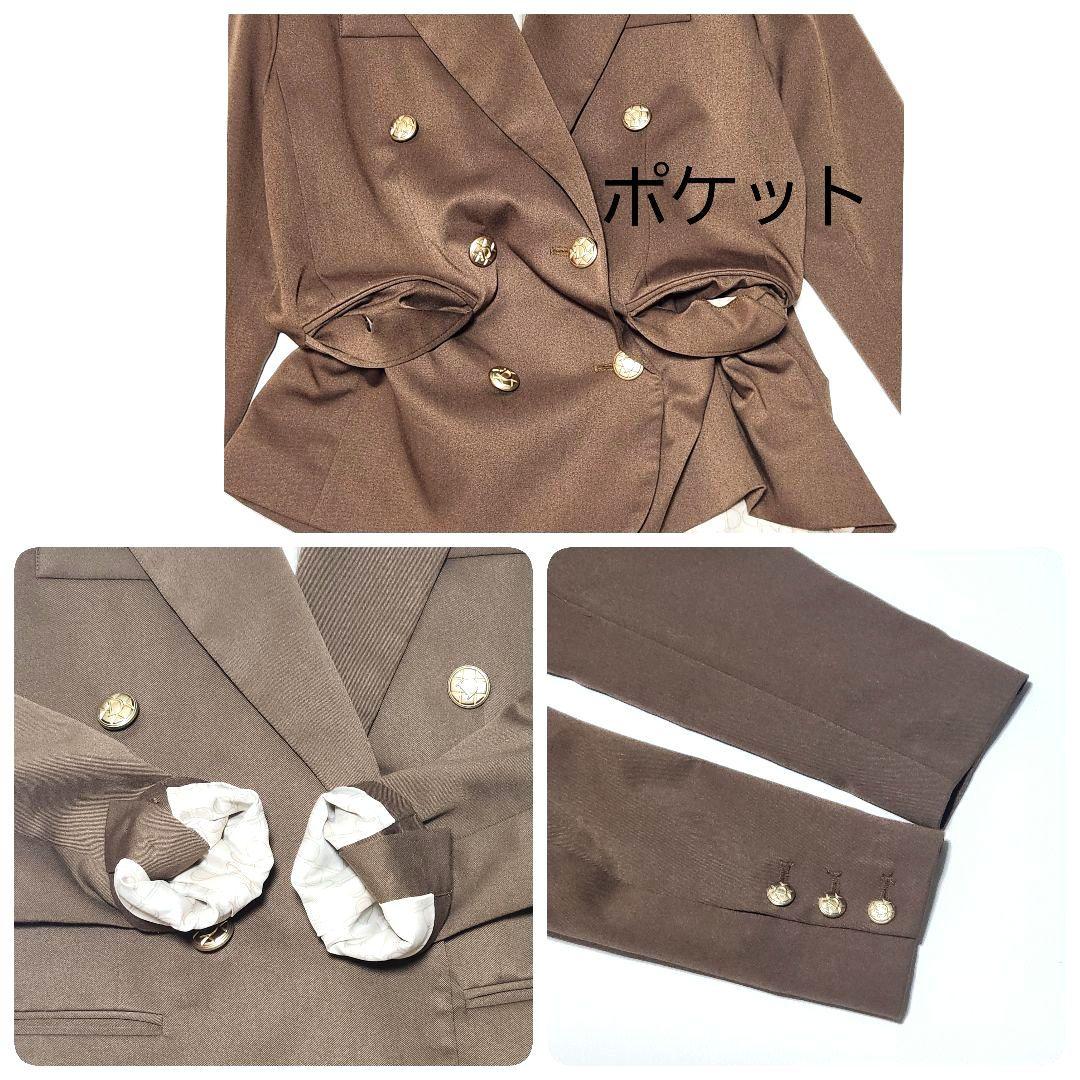 【美品】ダーリッチ ビッグシルエットカラージャケット セットアップ ブラウン