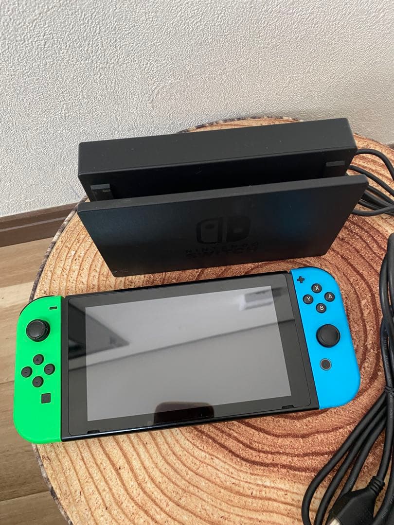 Nintendo Switch ニンテンドースイッチ本体GRN/NBLU箱無し