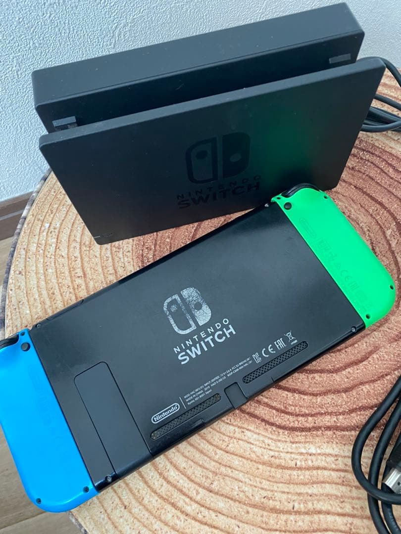 Nintendo Switch ニンテンドースイッチ本体GRN/NBLU箱無し