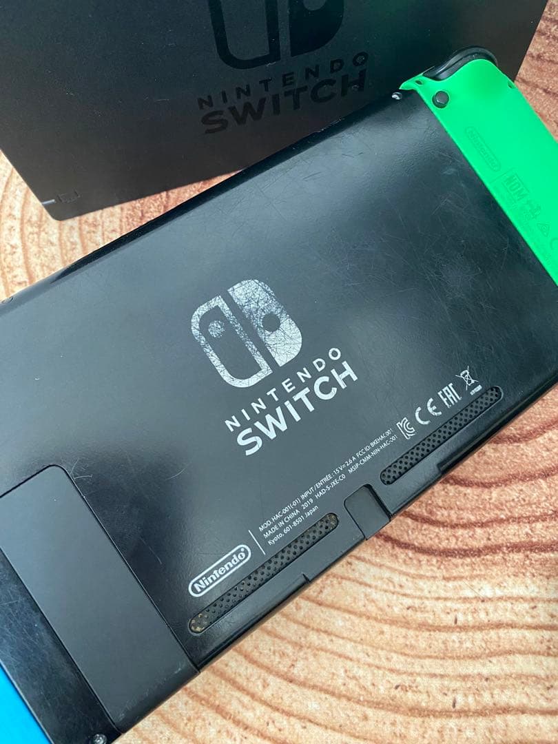 Nintendo Switch ニンテンドースイッチ本体GRN/NBLU箱無し