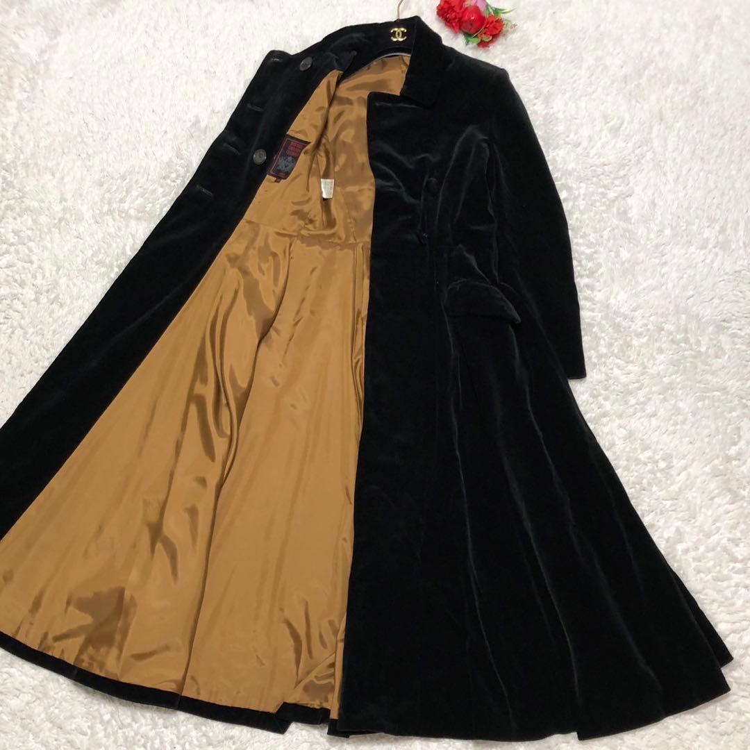 ［美品］130cm ジャンポールゴルチエ　スーパーロングコート フレア　ベロア