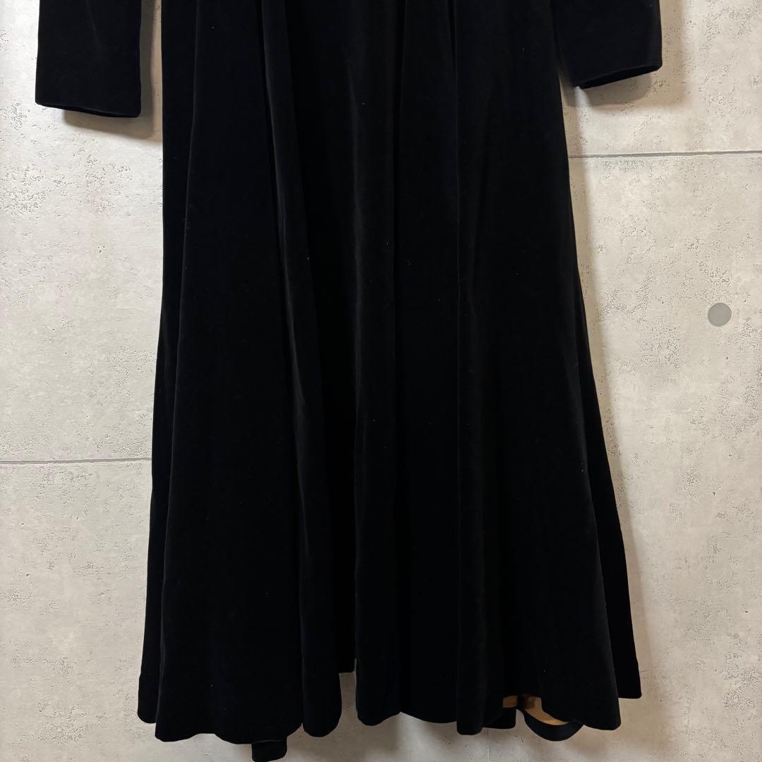 ［美品］130cm ジャンポールゴルチエ　スーパーロングコート フレア　ベロア