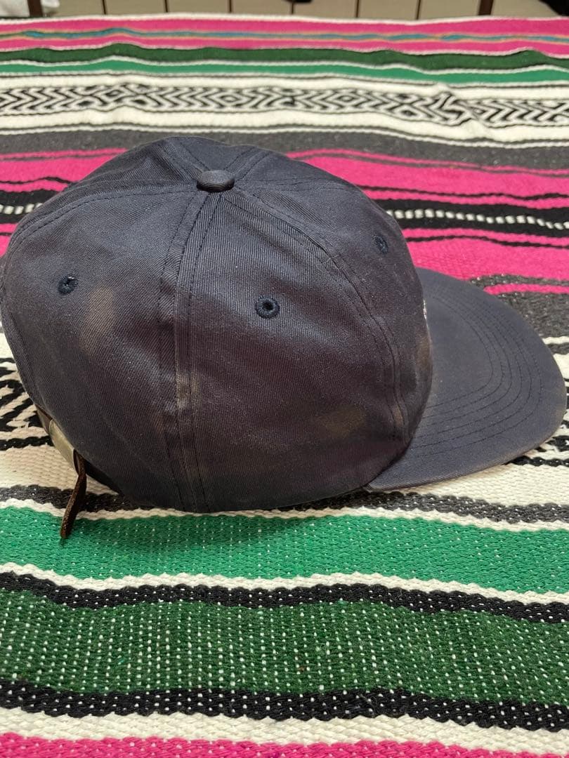 supreme Fuji着用 New York キャップ ネイビー レインボー