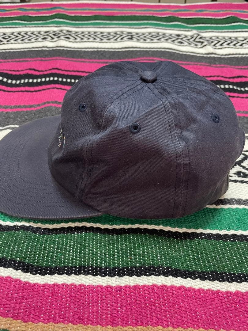 supreme Fuji着用 New York キャップ ネイビー レインボー