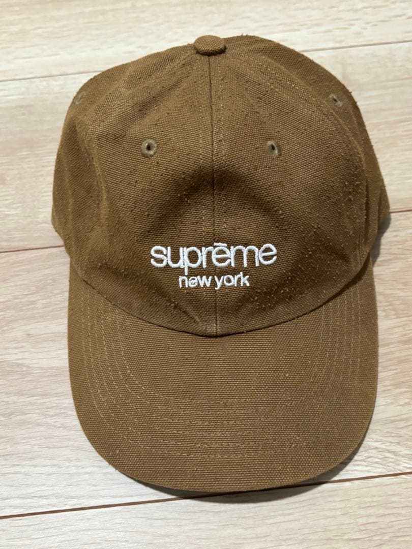 帽子 Supreme Classic Logo 6-Panel Olive Brown