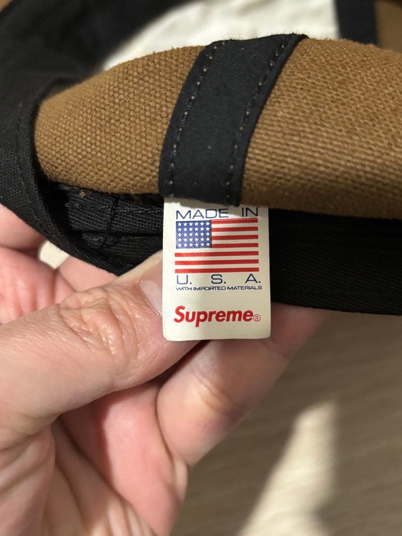 帽子 Supreme Classic Logo 6-Panel Olive Brown