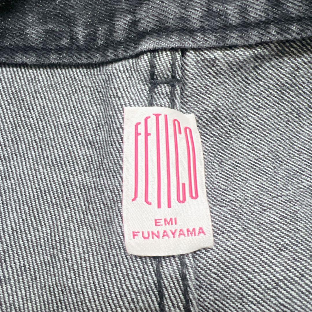 パンツ FETICO FLOWER EMBROIDERED WIDE JEANS 2