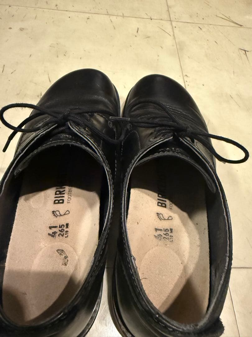 BIRKENSTOCK ギルフォード 26.5 ポストマン 黒 レザー 41