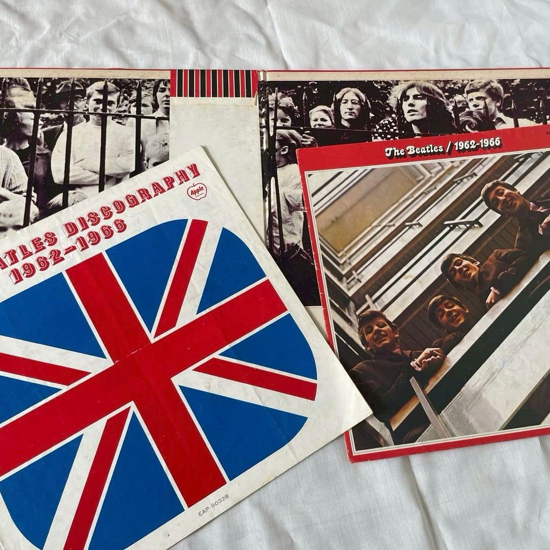 The Beatles 赤・青ジャケット　帯付きセット