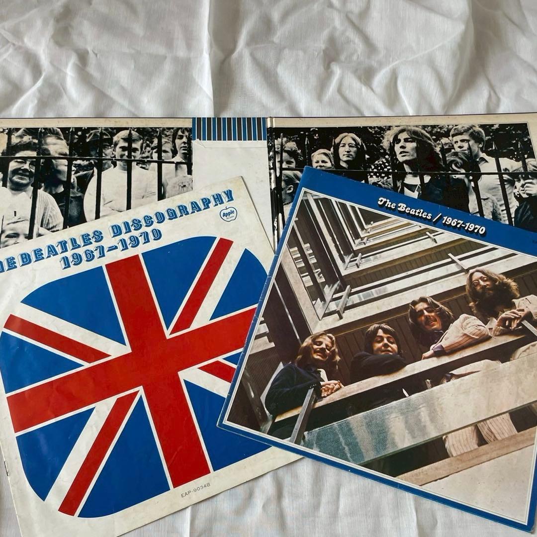 The Beatles 赤・青ジャケット　帯付きセット