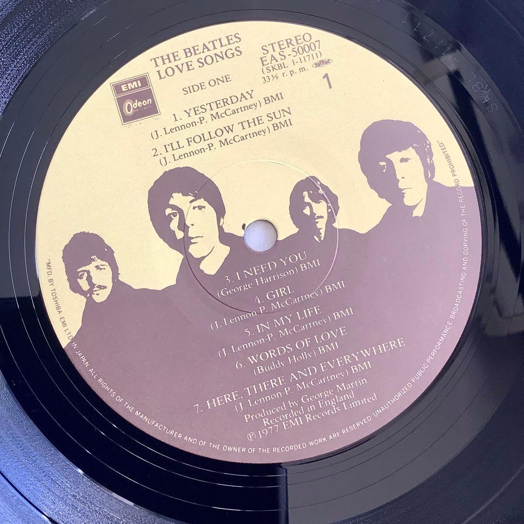 極美品! ビートルズ1977年発売初版盤 BEATLES ラブ・ソングス 2枚組