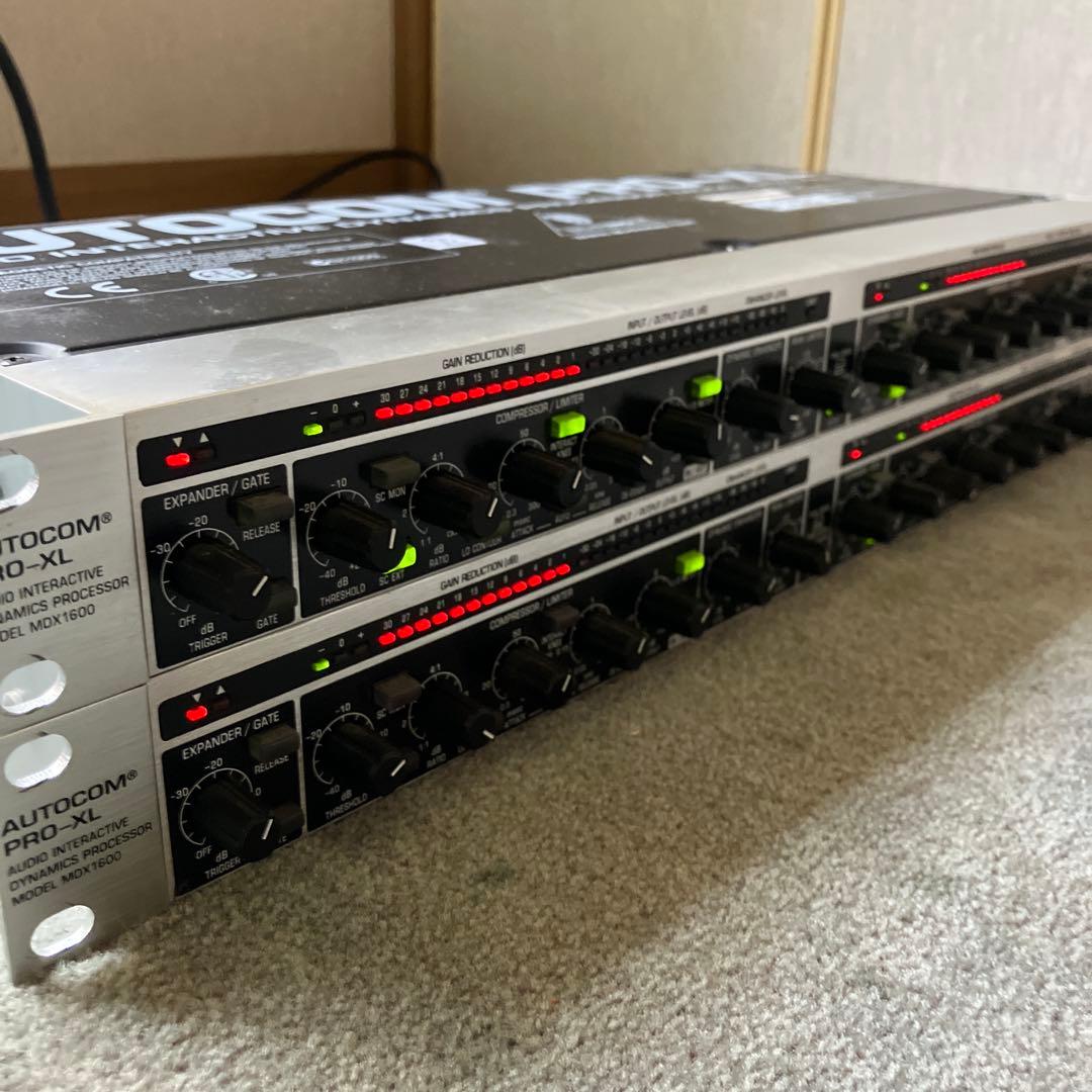 ２台セット　AUTOCOM PRO-XL MDX1600 ダイナミクスプロセッサ