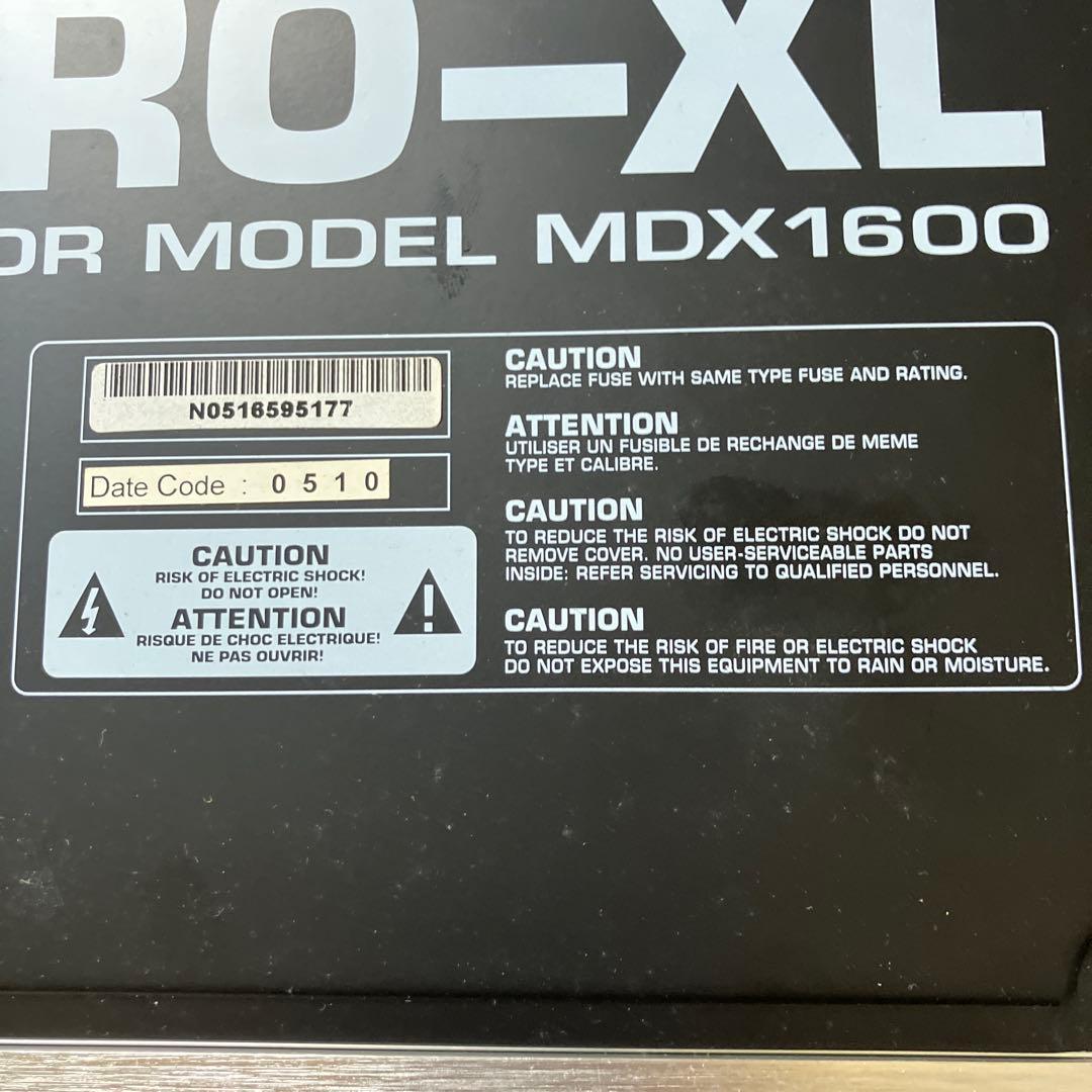 ２台セット　AUTOCOM PRO-XL MDX1600 ダイナミクスプロセッサ