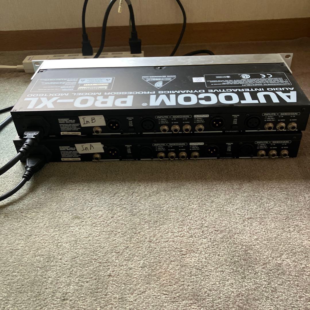 ２台セット　AUTOCOM PRO-XL MDX1600 ダイナミクスプロセッサ
