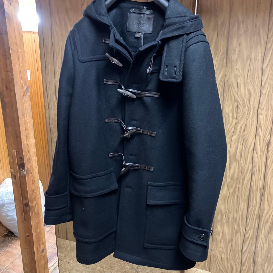 coach ブラック ダッフルコート