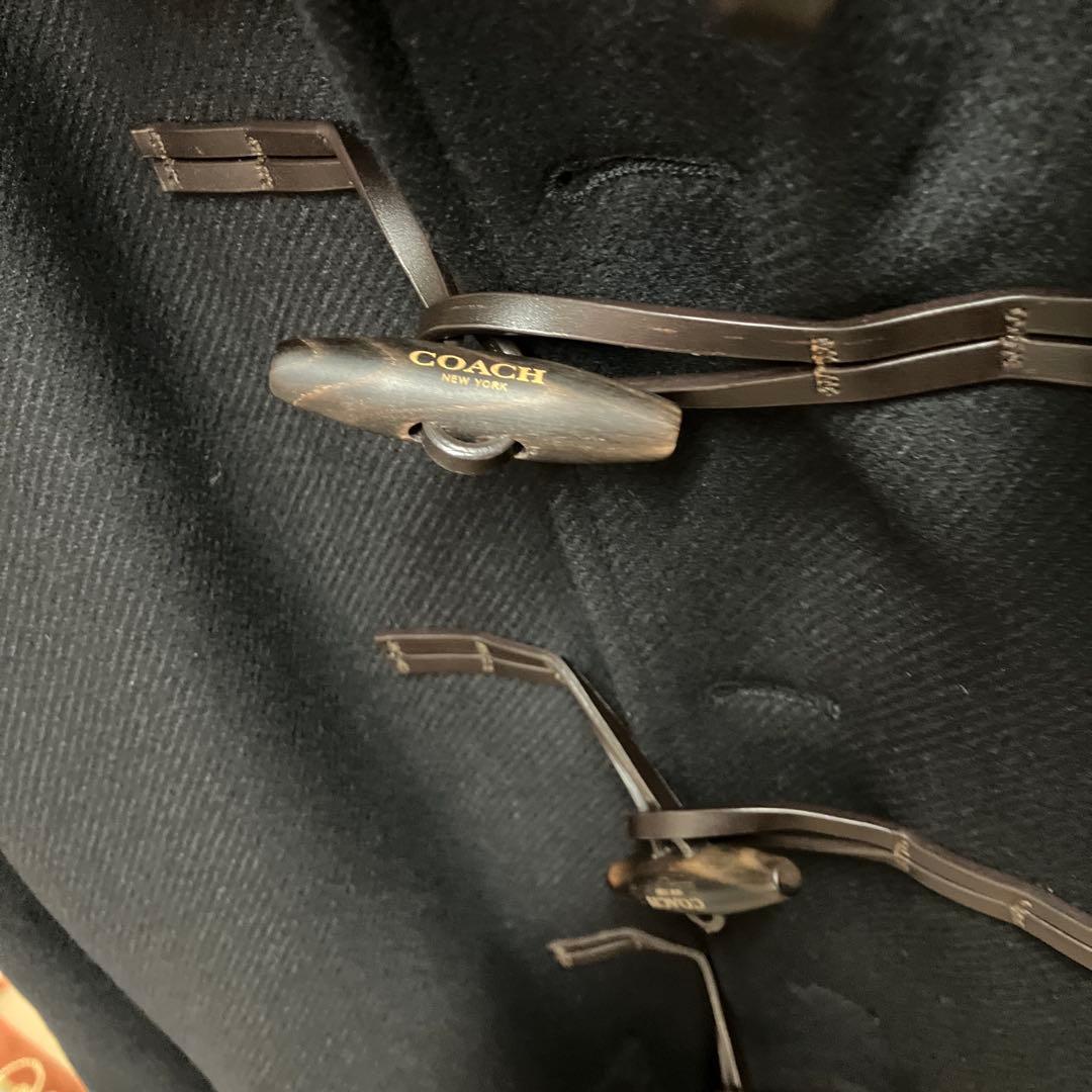 coach ブラック ダッフルコート