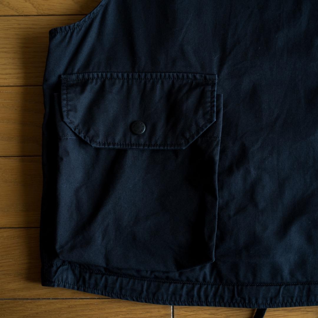 エンジニアードガーメンツ Cover Vest ハイカウントツイル ブラック S