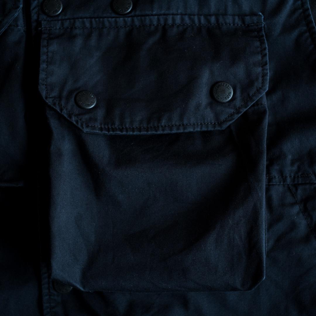 エンジニアードガーメンツ Cover Vest ハイカウントツイル ブラック S
