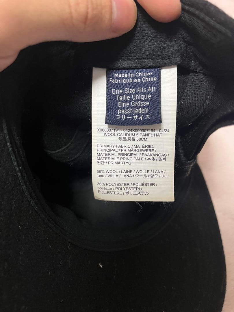 アークテリクスキャップ ARC'TERYX ウールキャップ ブラック