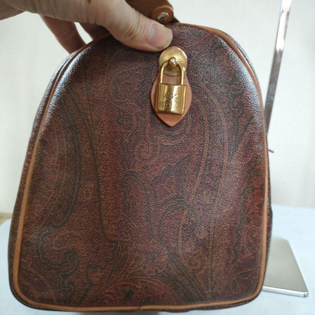 あ　ETRO　エトロ　ペイズリー柄　ボストンバッグ