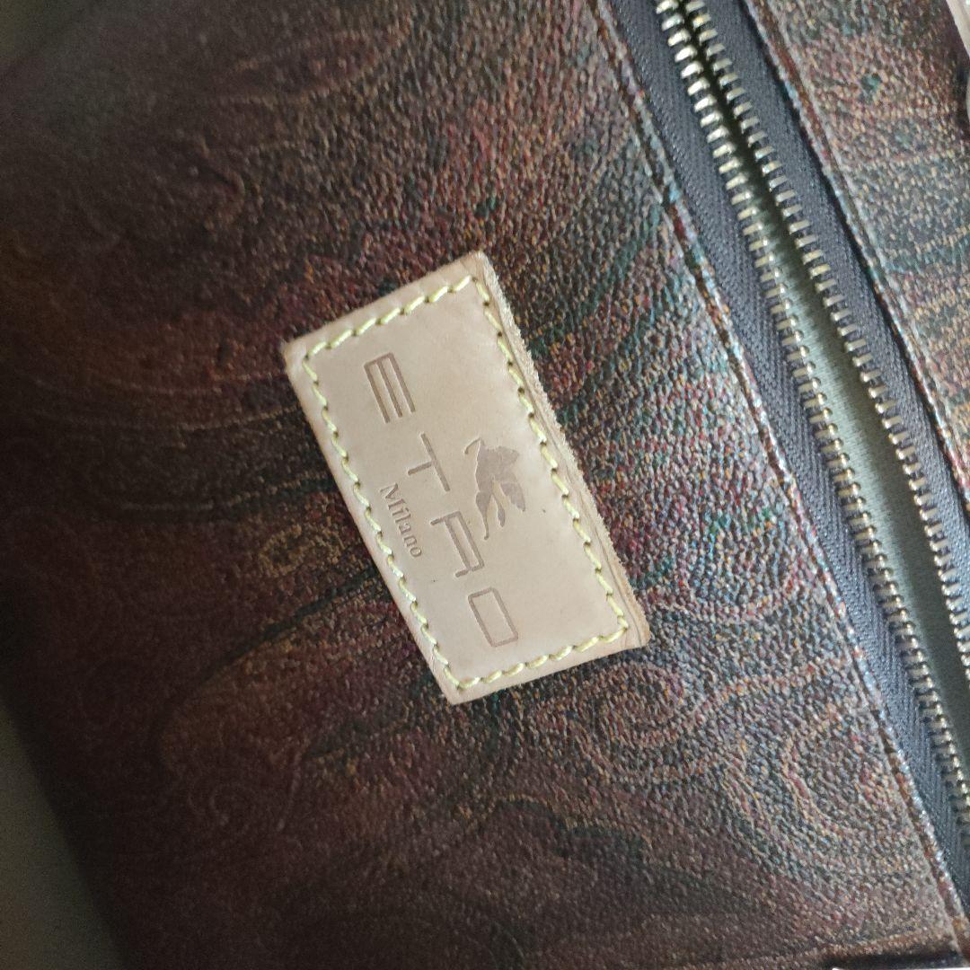 あ　ETRO　エトロ　ペイズリー柄　ボストンバッグ