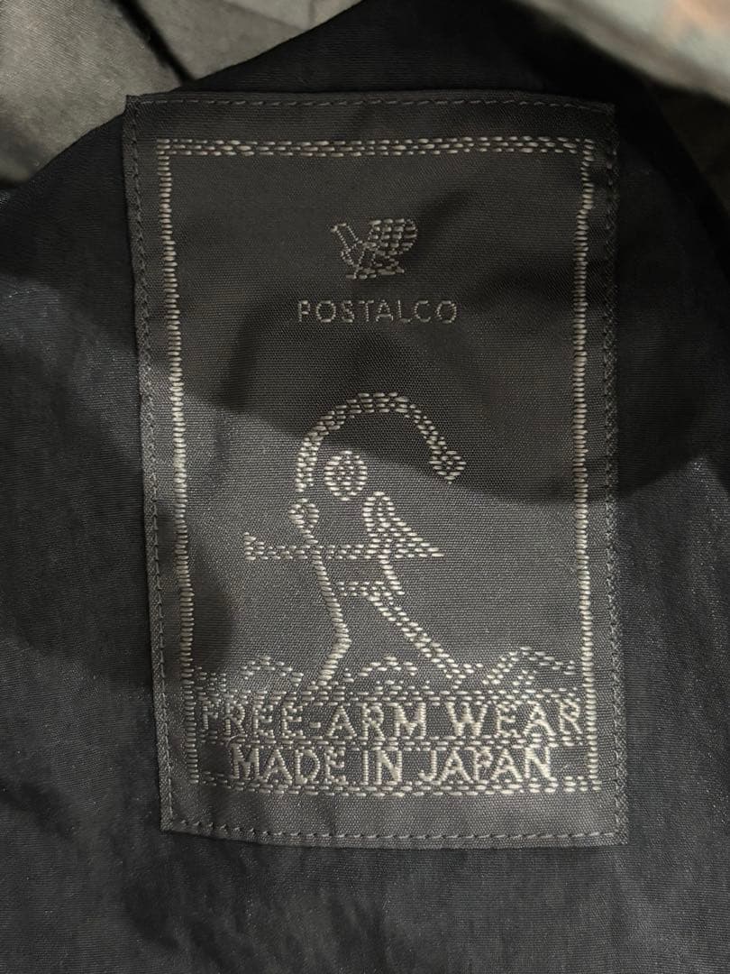 廃盤　POSTALCO フリーアームボタンジャケット　リップルファブリ　M