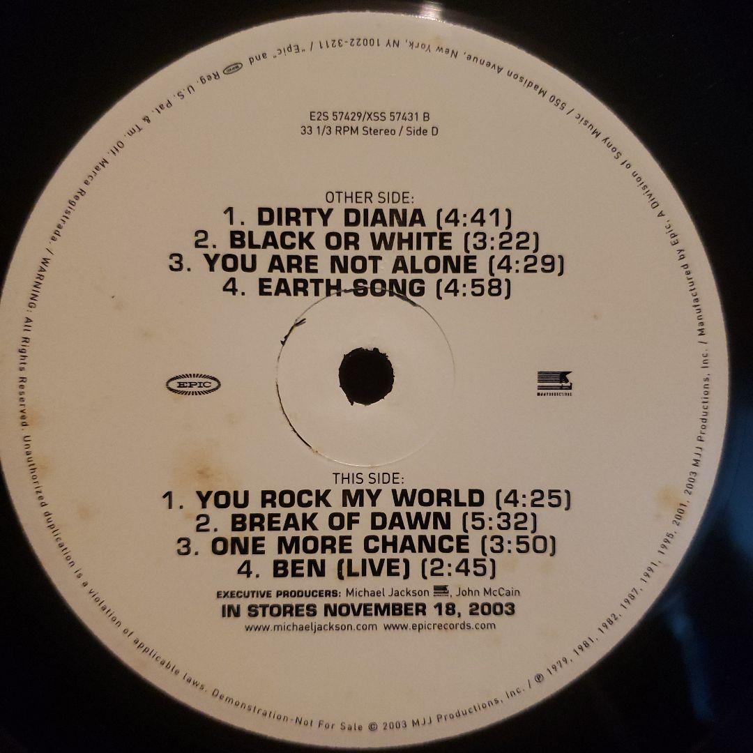 希少 Michael Jackson PROMO 2LP