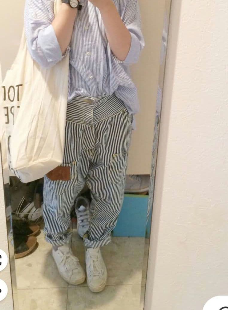 メルシーボークー Leeヒッコリー パンツ